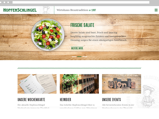 webdesign pforzheim gastronomie agentur